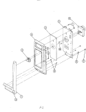 CONTROL PANEL Diagram and Parts List for M41D-1  Magic Chef Microwave Oven Combo