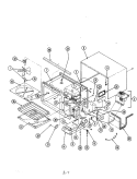BASE & CAVITY Diagram and Parts List for M41D-6  Magic Chef Microwave Oven Combo