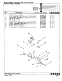 LATCH RELEASE Diagram and Parts List for SM10P-14-C  Magic Chef Microwave