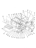 FRT.FRAME / OVEN CAVITY / COOLING SYSTEM Diagram and Parts List for SM10P-14-C  Magic Chef Microwave
