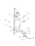 INTERLOCK SWITCH ASSY. Diagram and Parts List for M41D-6P  Magic Chef Microwave Oven Combo