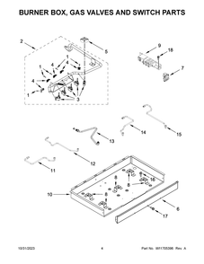Part Location Diagram of W11706289 Whirlpool VALVE, SINGLE 0 DEG. SR-R