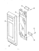 CONTROL PANEL Diagram and Parts List for CM46D-9P  Magic Chef Microwave