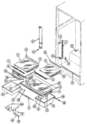 Part Location Diagram of 70281-2 Whirlpool Drawer Front Trim