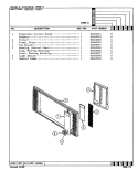 CONTROL PANEL Diagram and Parts List for VM9B-8  Magic Chef Microwave