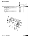 DOOR Diagram and Parts List for VM9B-8  Magic Chef Microwave
