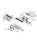 VENT HOOD Diagram and Parts List for VM9B-8  Magic Chef Microwave