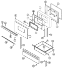 Part Location Diagram of 2416F039-62 Whirlpool USE WPL 2416F102-71