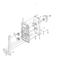 CONTROL PANEL Diagram and Parts List for M41B-3-W3  Magic Chef Microwave Oven Combo