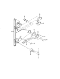 LATCH RELEASE Diagram and Parts List for M41B-3-W3  Magic Chef Microwave Oven Combo