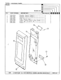 CONTROL PANEL Diagram and Parts List for MEG46FN-10P  Maytag Microwave