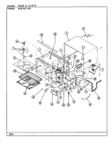 BASE & CAVITY Diagram and Parts List for MEV41F-10P  Maytag Microwave