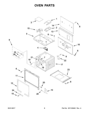Part Location Diagram of W11689791 Whirlpool SPRING