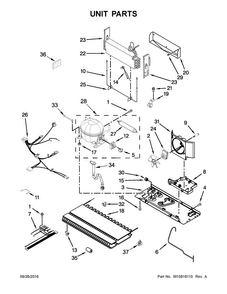 Part Location Diagram of W10805418 Whirlpool TUBE