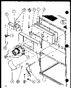 Section 9 Diagram and Parts List for GHI115A35C P6983133F Amana Heater