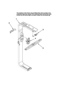 Upper Wash And Rinse Parts Diagram and Parts List for JDB1275AWF44  Jenn-Air Dishwasher