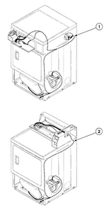 Harnesses Diagram and Parts List for SDGH09QJ  Speed Queen Dryer