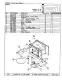 TURNTABLE Diagram and Parts List for CM46GN-14T-02  Magic Chef Microwave