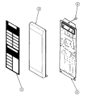 Part Location Diagram of 02100229 Whirlpool CONTROL PANEL