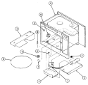Part Location Diagram of 02460006 Whirlpool TURNTABLE