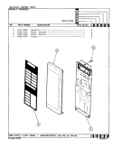 CONTROL PANEL Diagram and Parts List for ME15F-10PB  Magic Chef Microwave