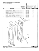 CONTROL PANEL Diagram and Parts List for CM46F-8P-02  Magic Chef Microwave