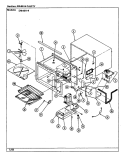 BASE & CAVITY Diagram and Parts List for DM46H-9  Maytag Microwave