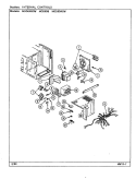 INTERNAL CONTROLS Diagram and Parts List for MOD65WOW  Magic Chef Microwave