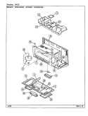 BASE Diagram and Parts List for MOD65WOW  Magic Chef Microwave