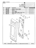 CONTROL PANEL Diagram and Parts List for M125B2  Magic Chef Microwave
