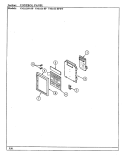 CONTROL PANEL Diagram and Parts List for VM11D-8P-DY  Magic Chef Microwave