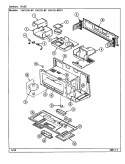 BASE Diagram and Parts List for VM11D-8P-DY  Magic Chef Microwave