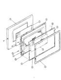 Part Location Diagram of 02100144 Whirlpool PANEL, DOOR OUTER