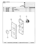 CONTROL PANEL (M5FK - 1 - W9 & DM81) Diagram and Parts List for M5FK-1-W9  Magic Chef Microwave