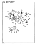 INTERNAL CONTROLS Diagram and Parts List for M46G-14T  Magic Chef Microwave Oven Combo