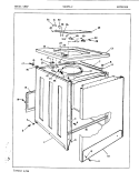 EXTERIOR Diagram and Parts List for W20FN2  Magic Chef Washer