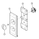 CONTROL Diagram and Parts List for DM60B  Magic Chef Microwave