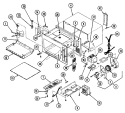 Part Location Diagram of 02030152 Whirlpool BRACKET, INTERLOCK