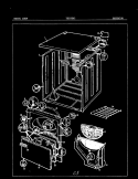 EXTERIOR Diagram and Parts List for YE20EN2  Magic Chef Dryer