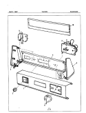 CONTROL PANEL Diagram and Parts List for YE20EA4  Magic Chef Dryer