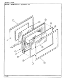 Part Location Diagram of 02100263 Whirlpool PANEL, OUTER DOOR