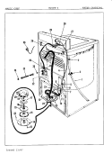 WATER CARRYING Diagram and Parts List for W20FA4  Magic Chef Washer