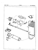 GAS CARRYING Diagram and Parts List for YG20EA1  Magic Chef Dryer