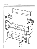 CONTROL PANEL Diagram and Parts List for YG20EA1  Magic Chef Dryer