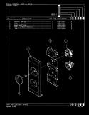CONTROL PANEL (ME5E - 3) Diagram and Parts List for ME5E-3  Magic Chef Microwave