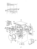 CABINET & CONTROL PANEL Diagram and Parts List for MDCP1085  Magic Chef Dryer
