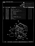 TURNTABLE Diagram and Parts List for M15FN-14T  Magic Chef Microwave