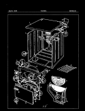 EXTERIOR Diagram and Parts List for YG20EN4  Magic Chef Dryer