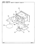 TURNTABLE Diagram and Parts List for CM48JW-14T  Magic Chef Microwave