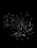 BASE & CAVITY Diagram and Parts List for M15F-10-W9  Magic Chef Microwave